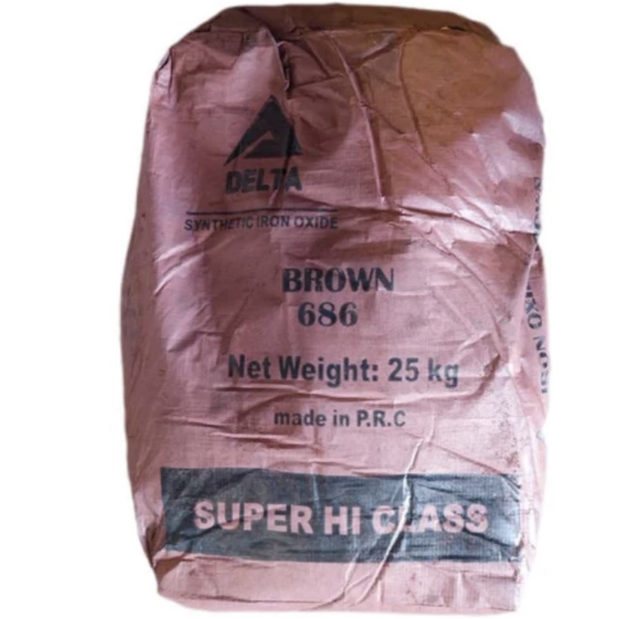 رنگ پودری قهوه ای مدل ذلتا مخصوص بتن وسنگ مصنوعی کد003وزن 0100گرم