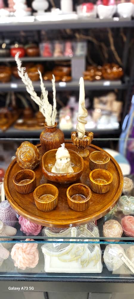 ست 10 تکه هفت سین طرح چوب